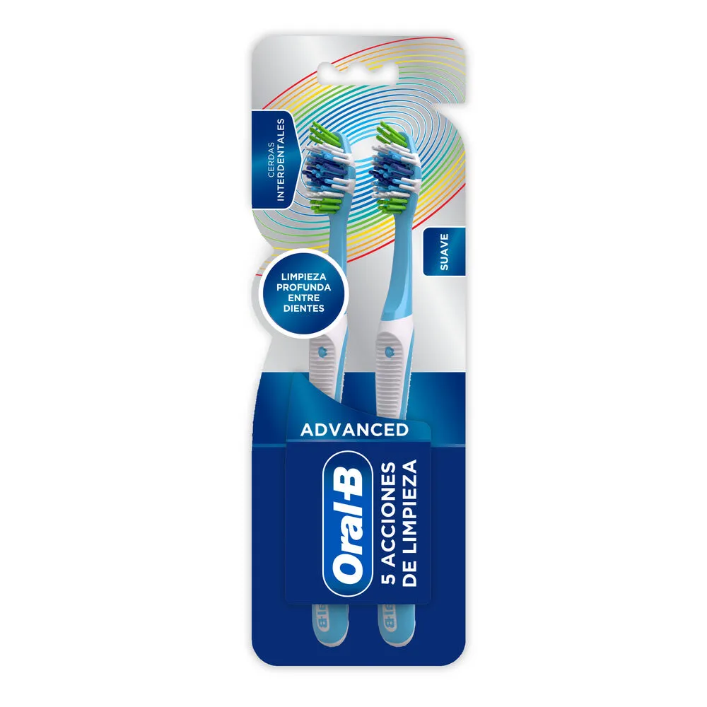Cepillo Dental 2 Pack Complete Suave Oral B 2 Pza
