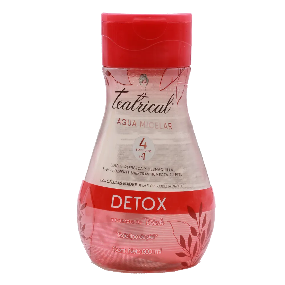 Agua Micelar Detox Teatrical 600 Ml