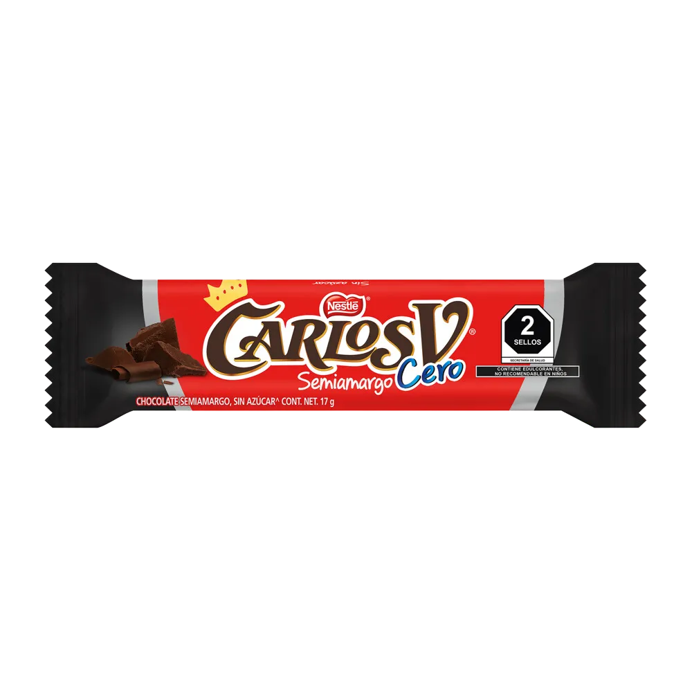Barra De Chocolate Carlos V Cero Nestle 17 g