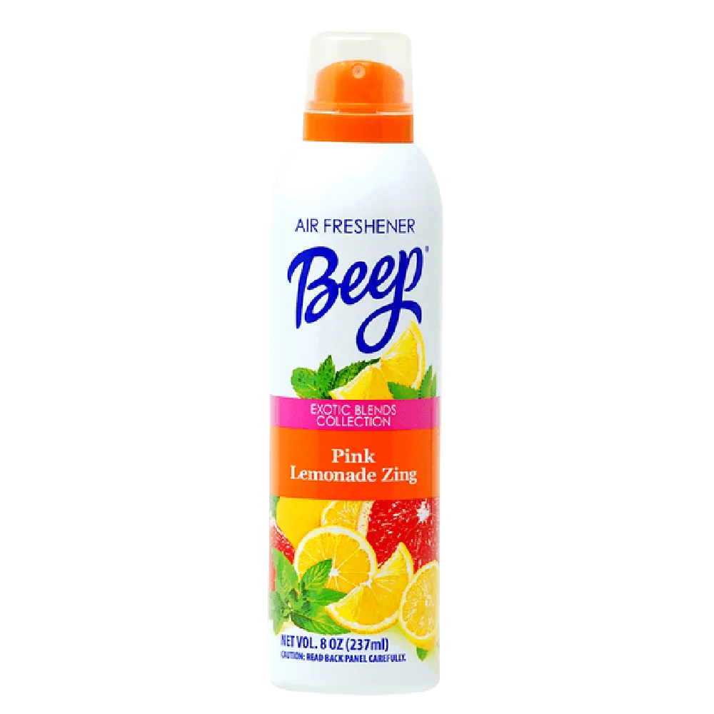 Aromatizante En Aerosol Pink Lemonade Zing Beep 237 Ml