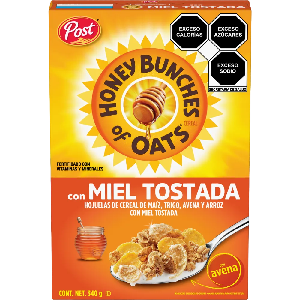 Cereal Honey Bunches of Oats Miel Tostada Post 340 g