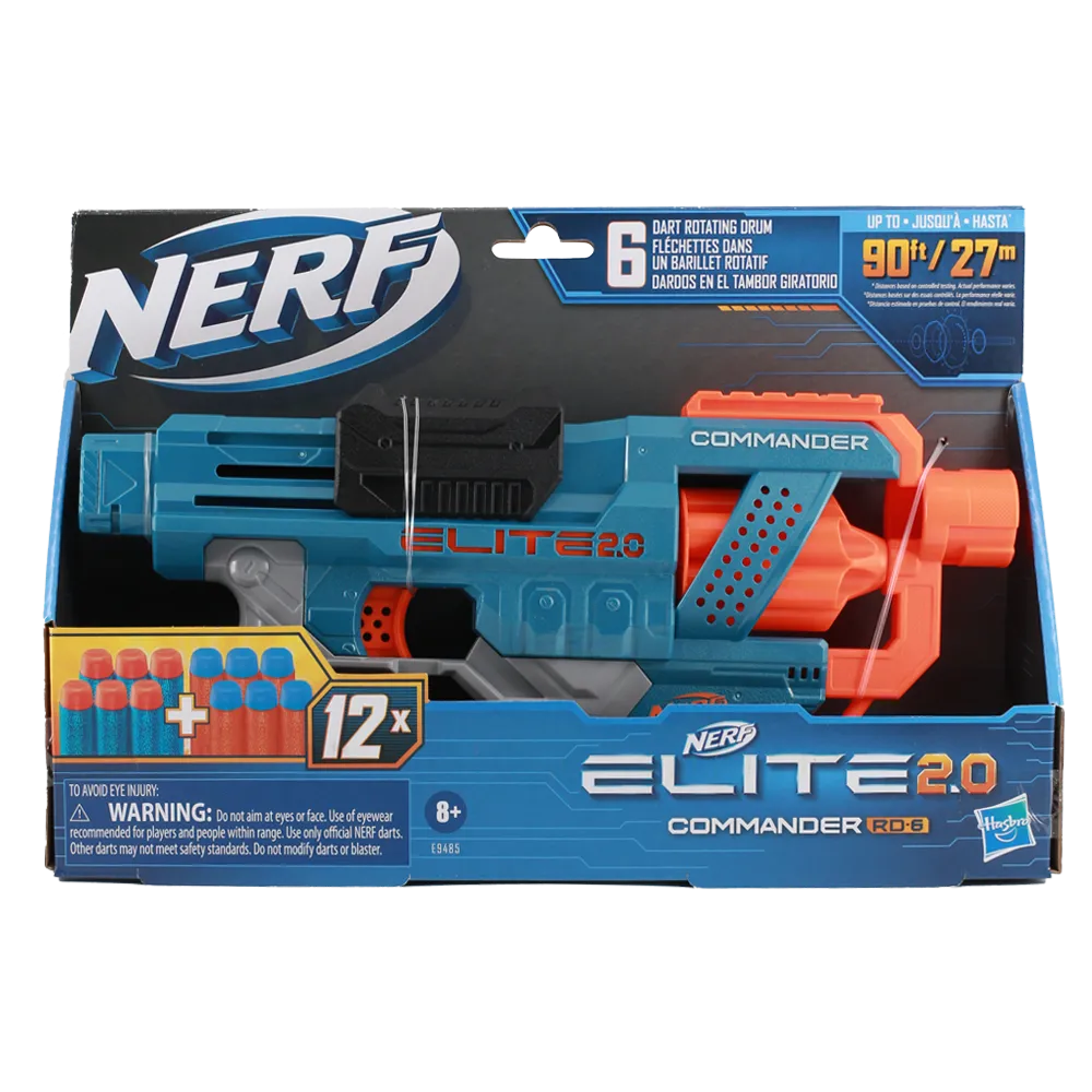 Nerf Elite 2.0 Commander Rd 6 Hasbro 1 Pz