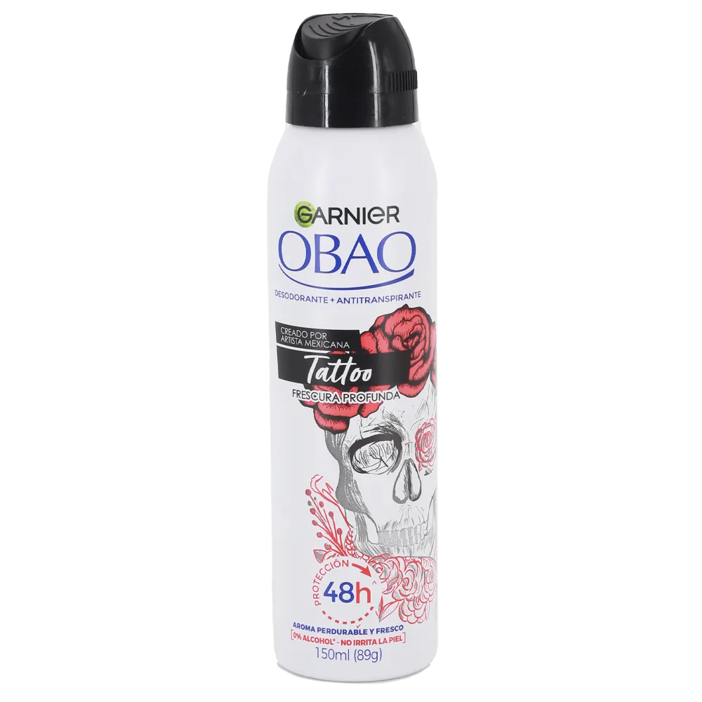 Desodorante Aerosol Tatto 2.0 Obao 150 Ml