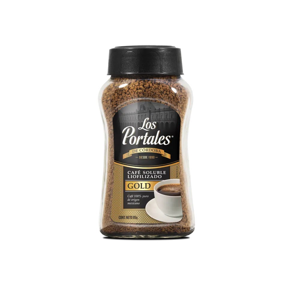 Cafe Soluble Gourmet Gold Los Portales 85 g