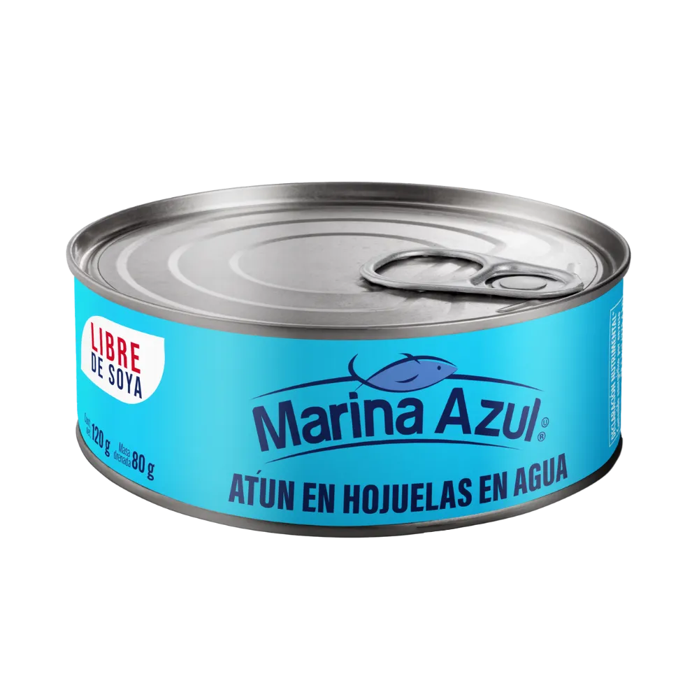 Atun En Hojuelas En Agua Marina Azul 120 g
