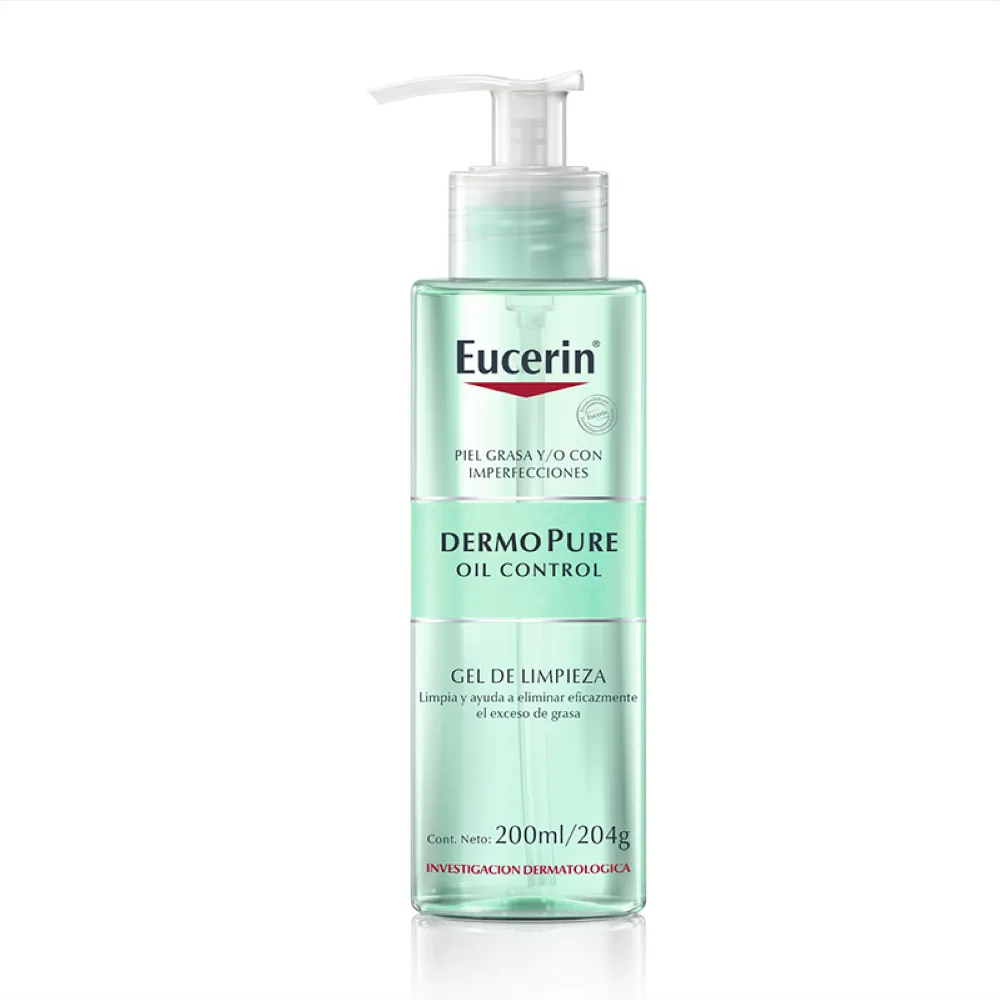 Gel Limpiador Facial Piel Grasa Eucerin 200 Ml