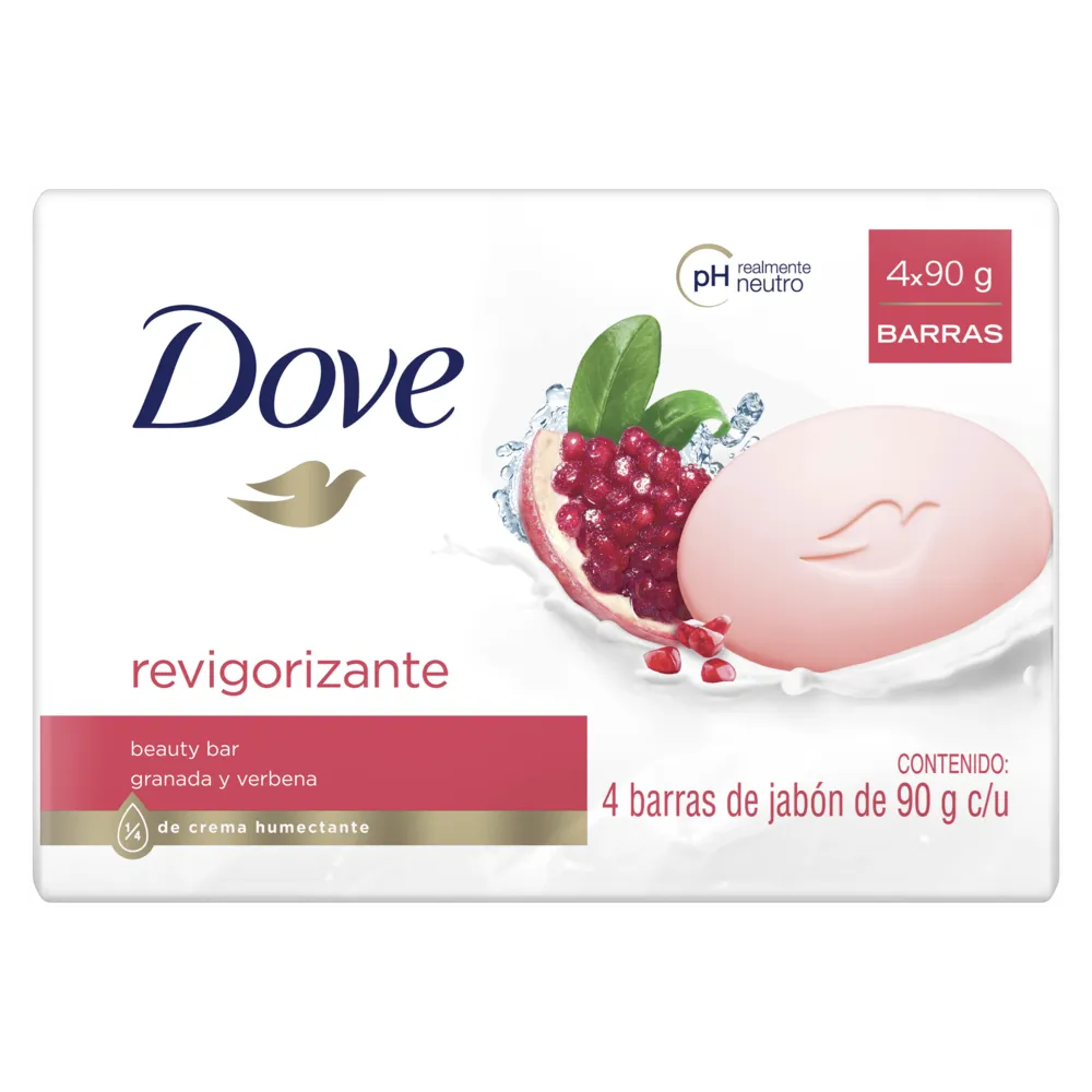 Jabon Barra 4Pack Granada Dove 90 g