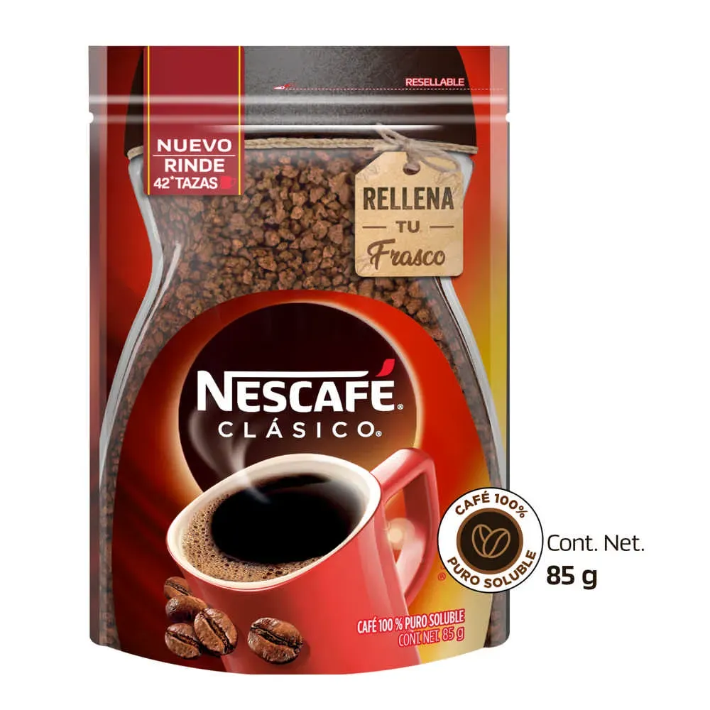 Cafe Soluble Clasico Doypack Clasico Nescafe 85 g