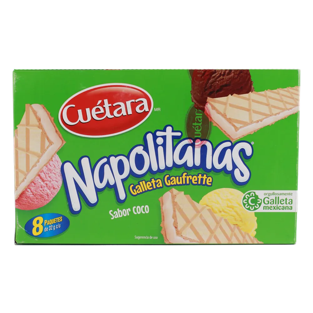 Galleta Napolitanas Coco Cuetara 256 g