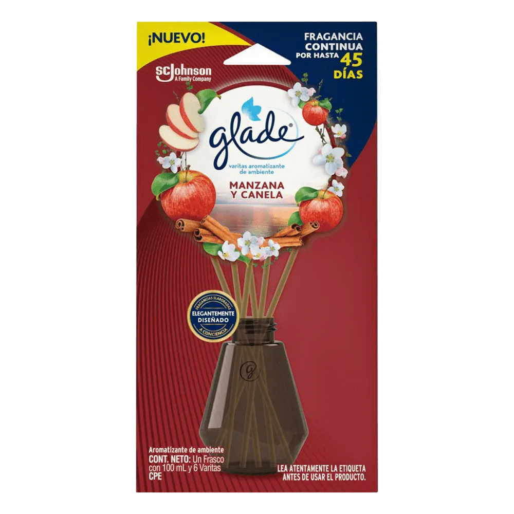 Aromatizante Liquido Mikado Manzana Canela Glade 100 Ml