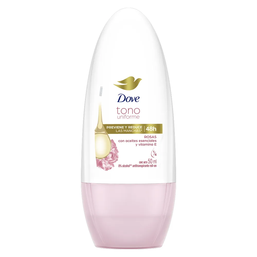 Antitranspirante Roll On Rosas Dove 50 Ml