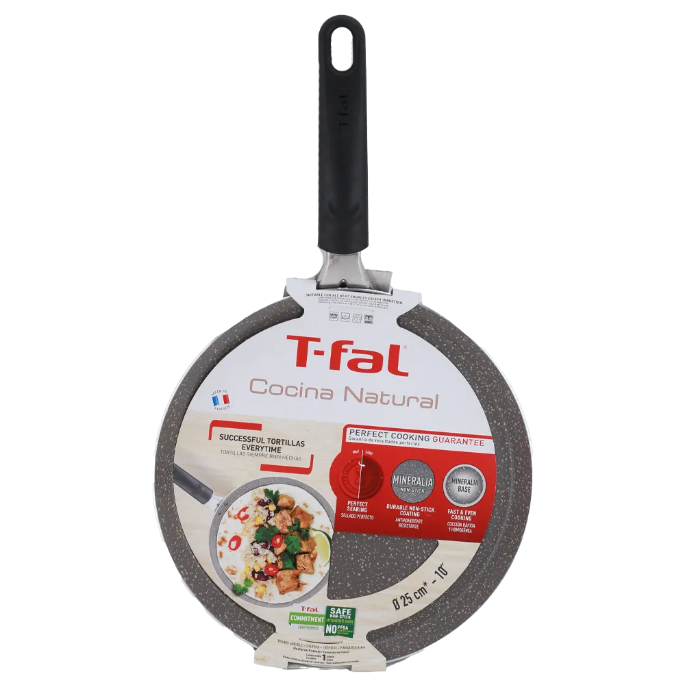 CREPERA 25 CM HEALTHY COOKL ALUMINIO T-FAL 1 PIEZA