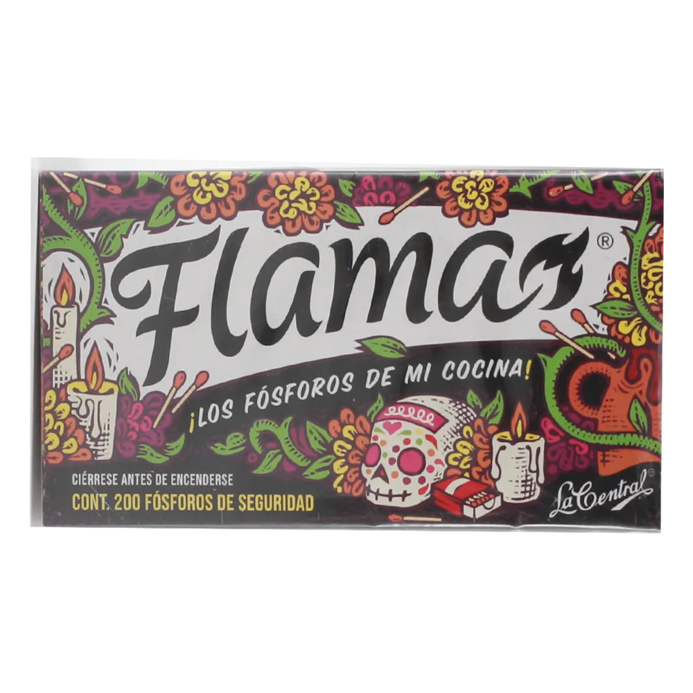 Fosforos 2Pk 200Pz C/U Flama 2 Caja