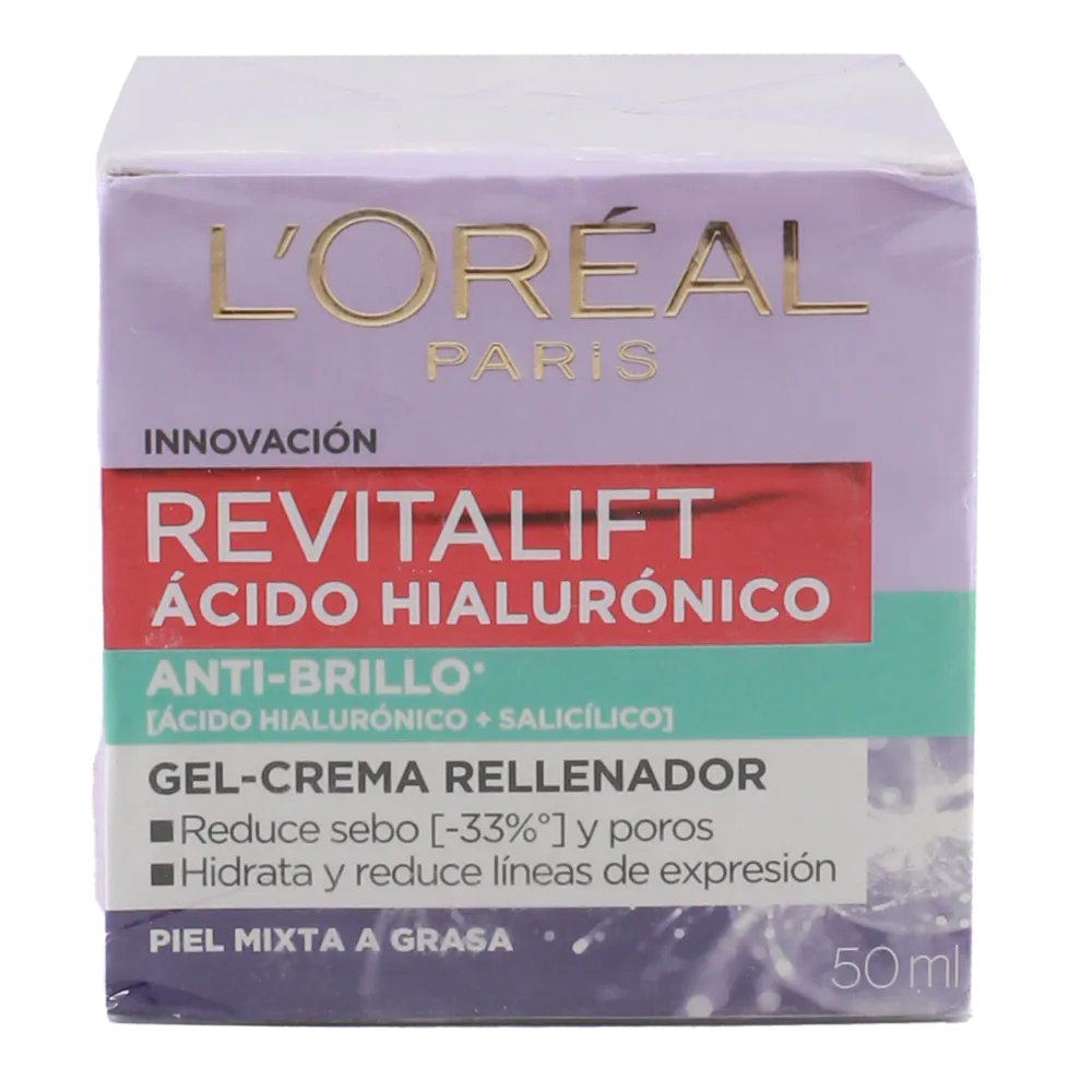 Crema Gel Facial Acido Hialuronico Revitalift 50 Ml