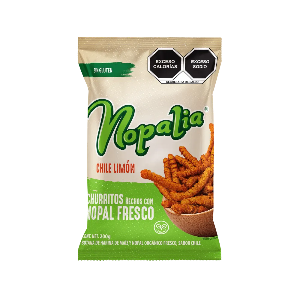 Churritos Chile Limon Nopalia 200 g