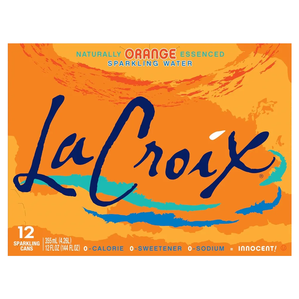 Sparkling Water Orange La Croix 12 Pz