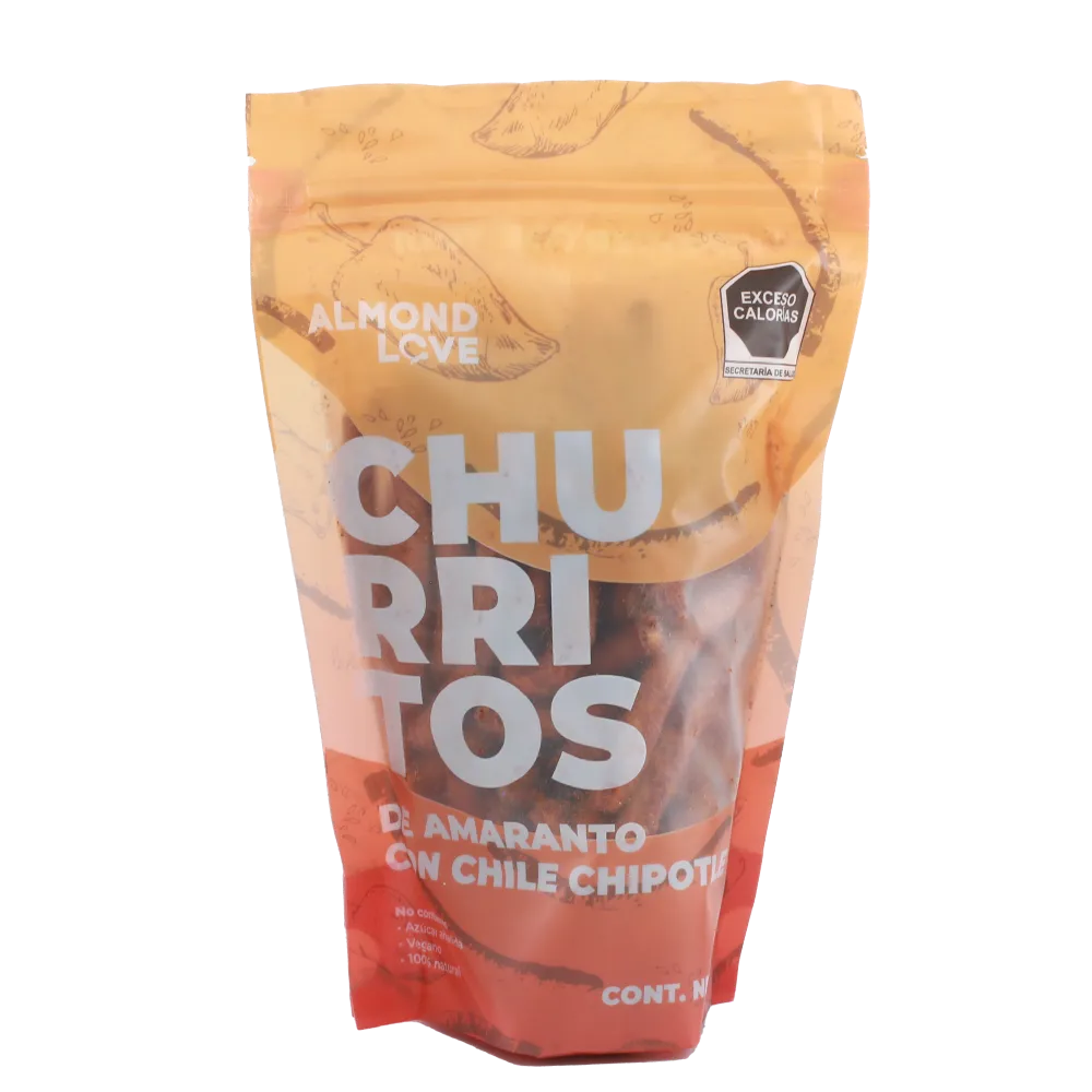 Churritos de Amaranto Chile Chipotle Almond Love 120 g