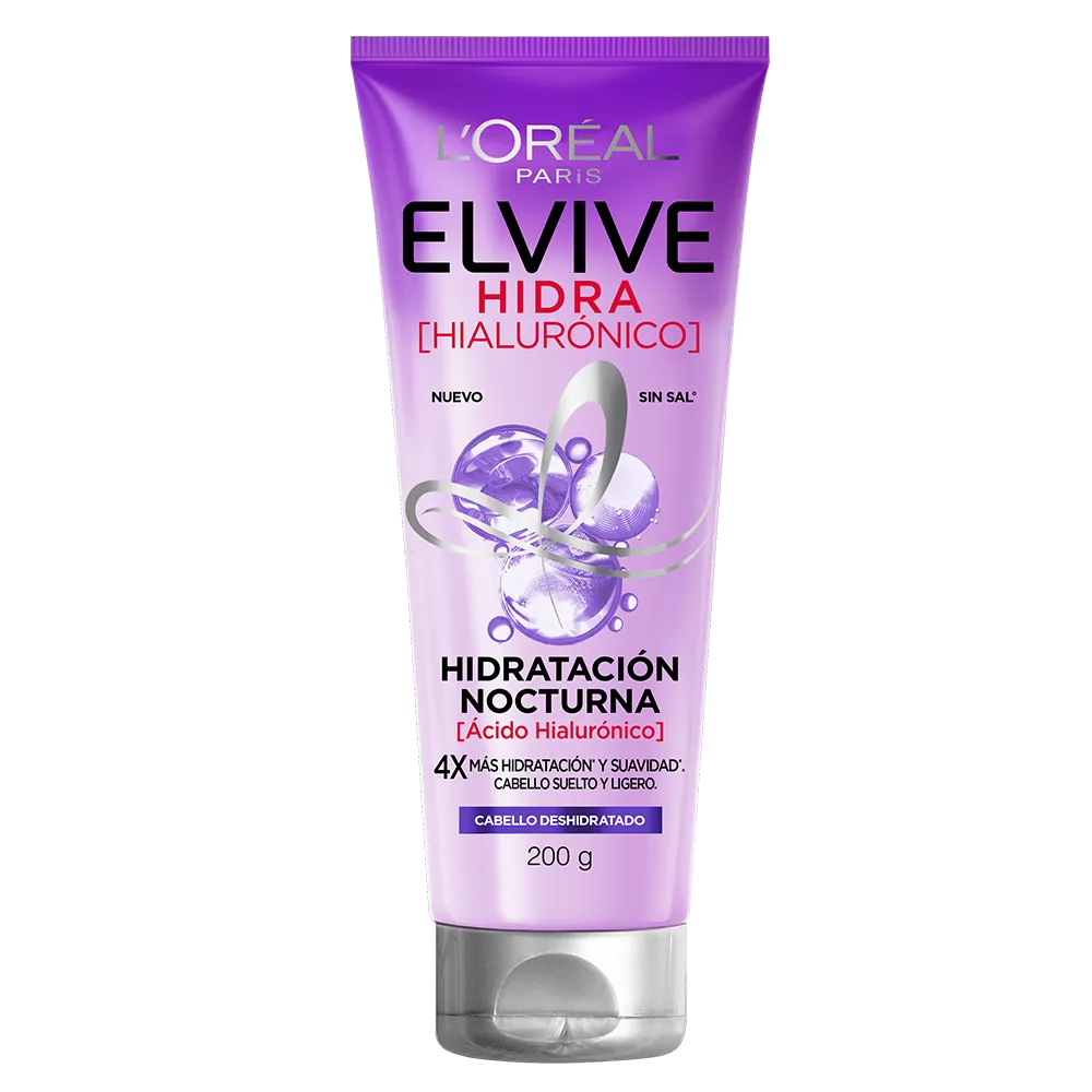 Tratamiento Nocturno Nocturno Hialuronico Elvive 200 Ml