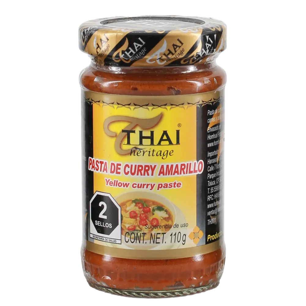 Pasta De Curry Amarillo Thai Heritage 110 Gr