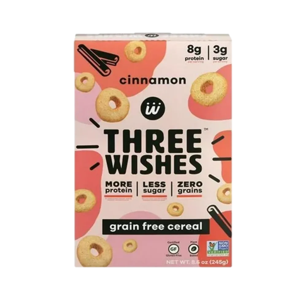 CEREAL GRAIN FREE CINNAMON THREE WISHES 8.6 ONZAS
