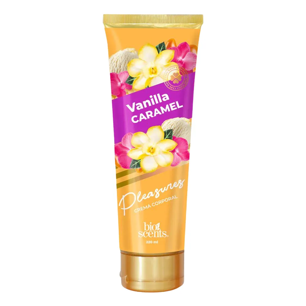 Crema Corporal Vainilla Caramel Bioscents 220 Ml