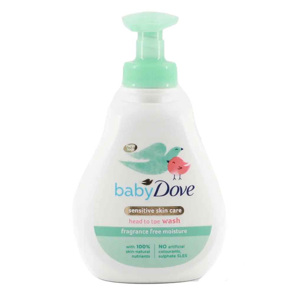 Body Wash Fragrance Free Baby Dove 200 Ml