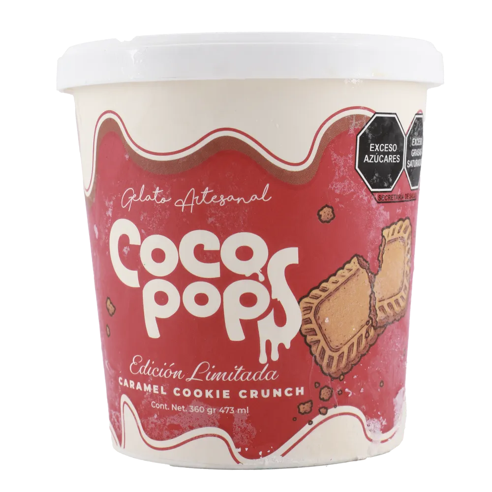 HELADO DE GALLETA DE CARAMELO COCOPOPS 473 MILILI