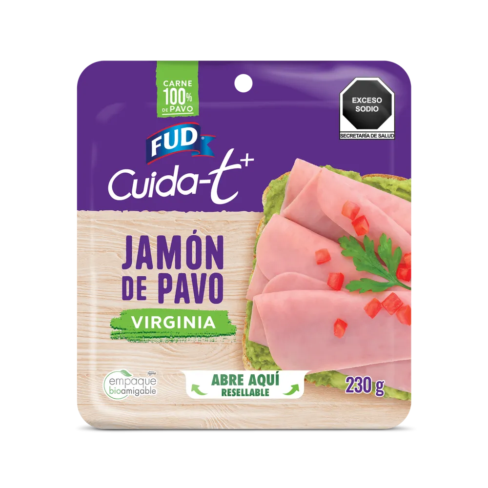 Jamon De Pavo Virginia Fud 230 Gr