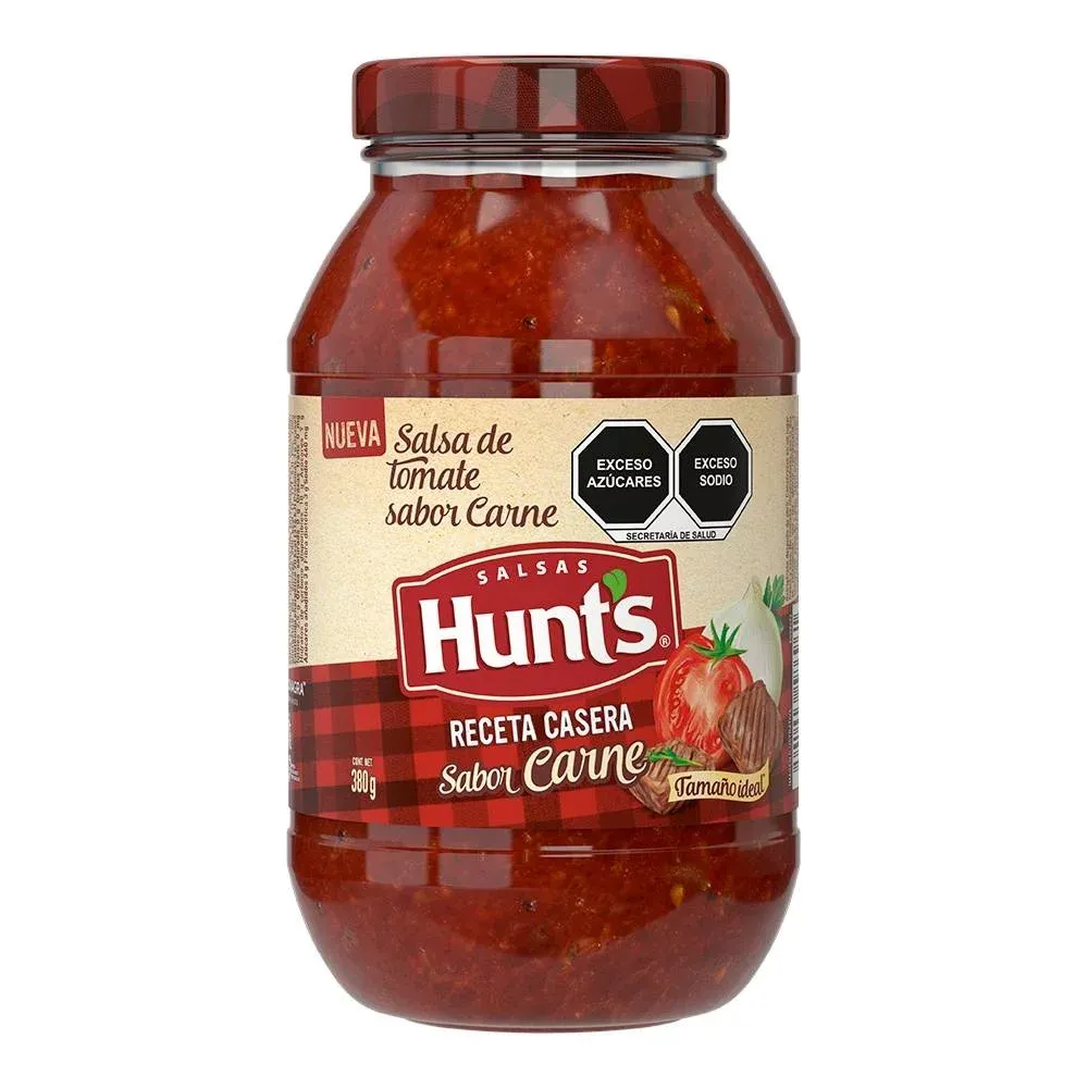 Salsa De Tomate Sabor Carne Hunts 380 g
