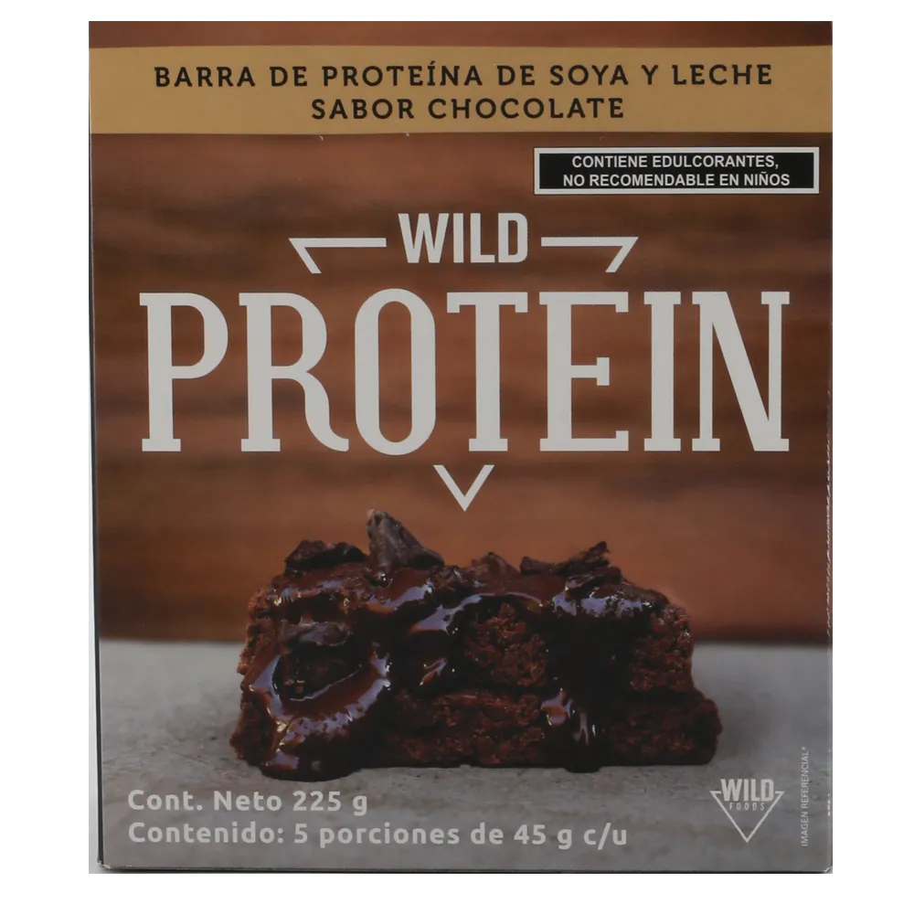 Barras De Proteina Chocolate Wild Protein 225 g