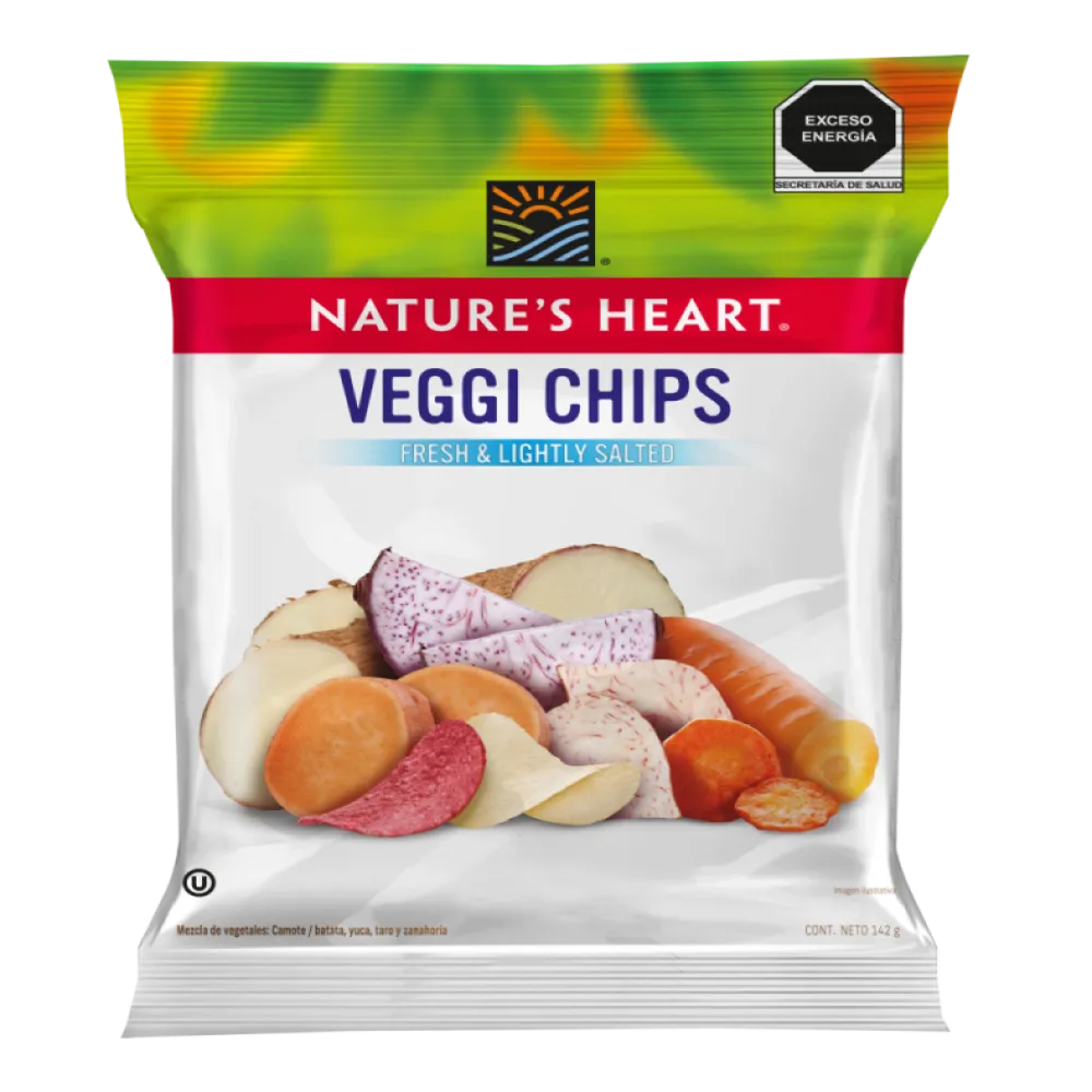 Veggi Chips Sal Natures Heart 142 g