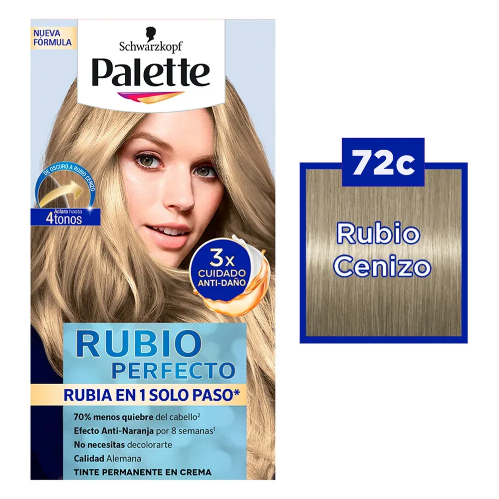 Tinte Tono 72-C Rubio Ceni Palette 1 Pza