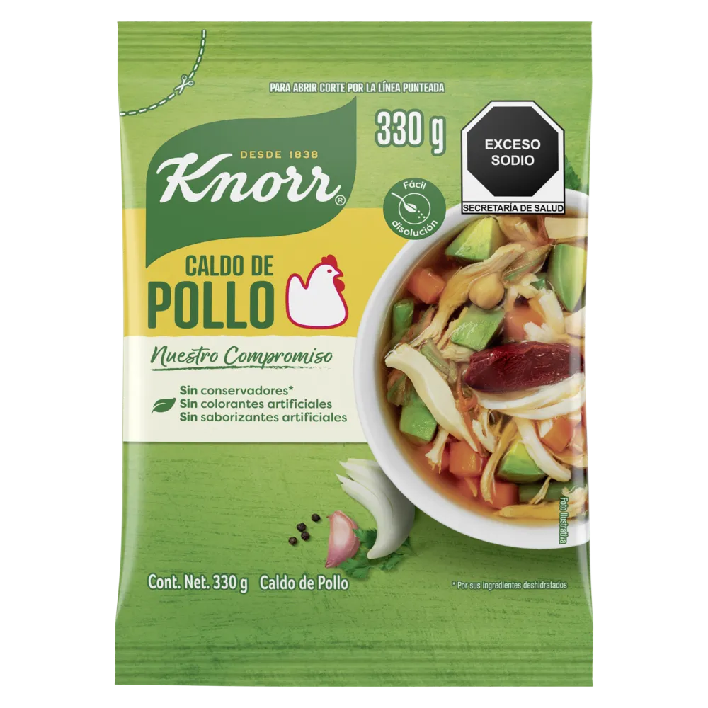 Consomes Caldo Pollo Knorr 330 g