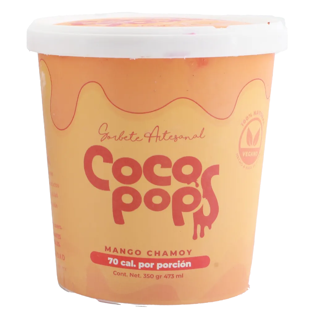 HELADO MANGO CHAMOY COCO POPS 473 MILILI