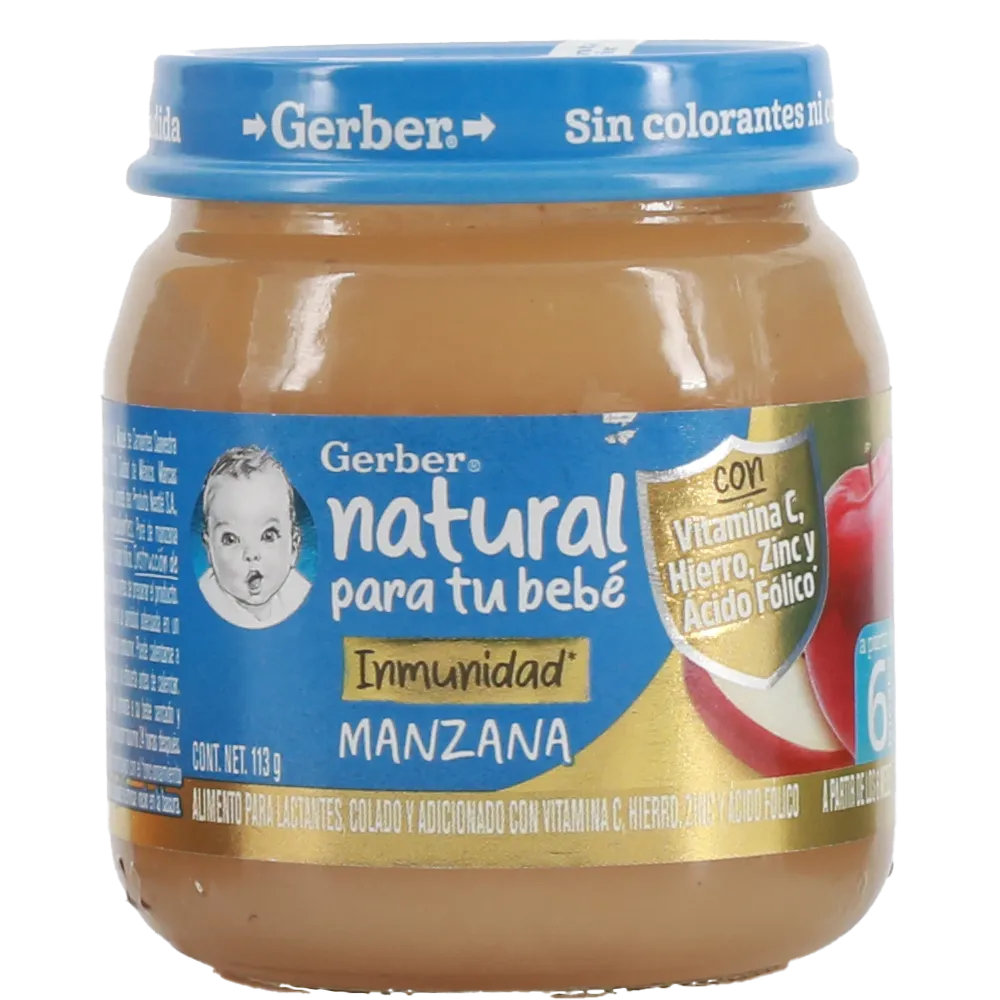 Papilla Segunda Etapa Manzana Gerber 113 Gr