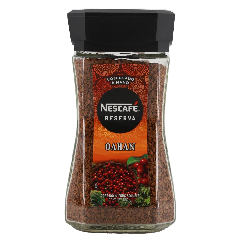 CAFE SOLUBLE LIOFILIZADO RESERVA OAHAN NESCAFE 180 GRAMOS