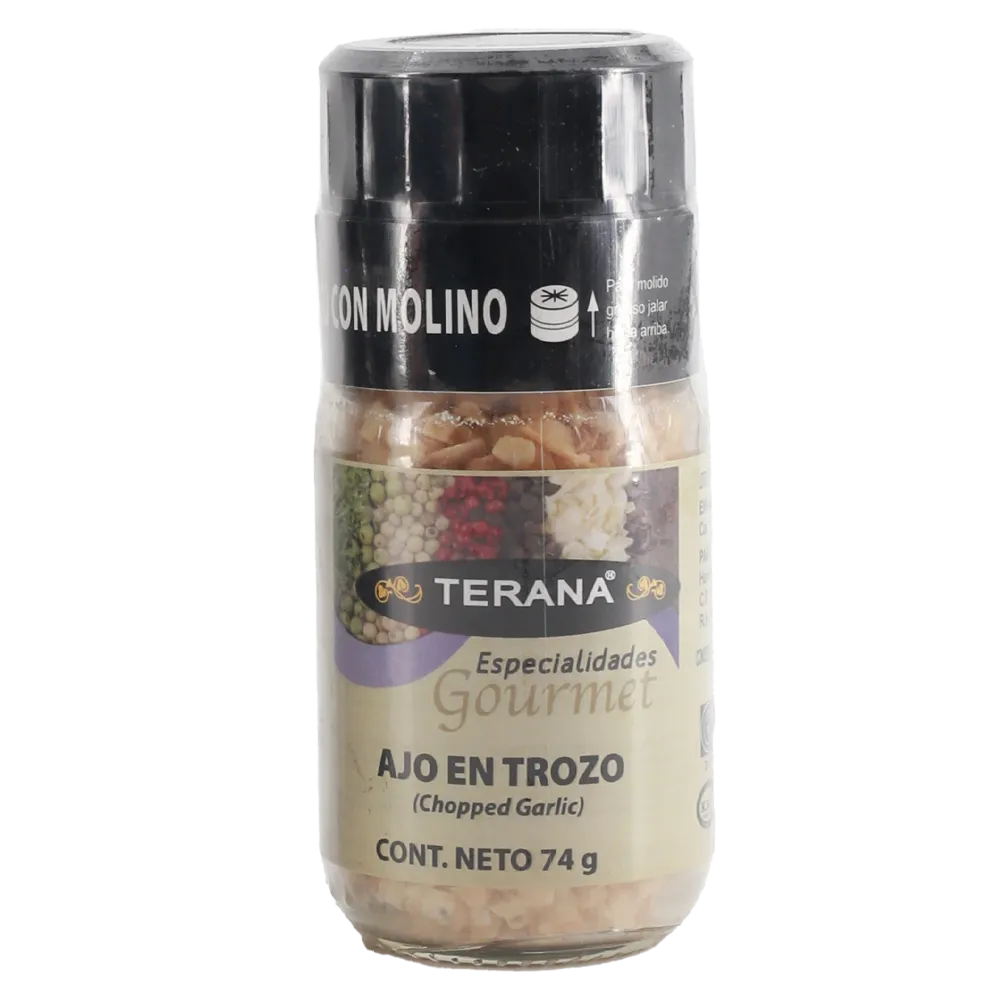 Ajo En Trozo Con Molino Terana 74 g