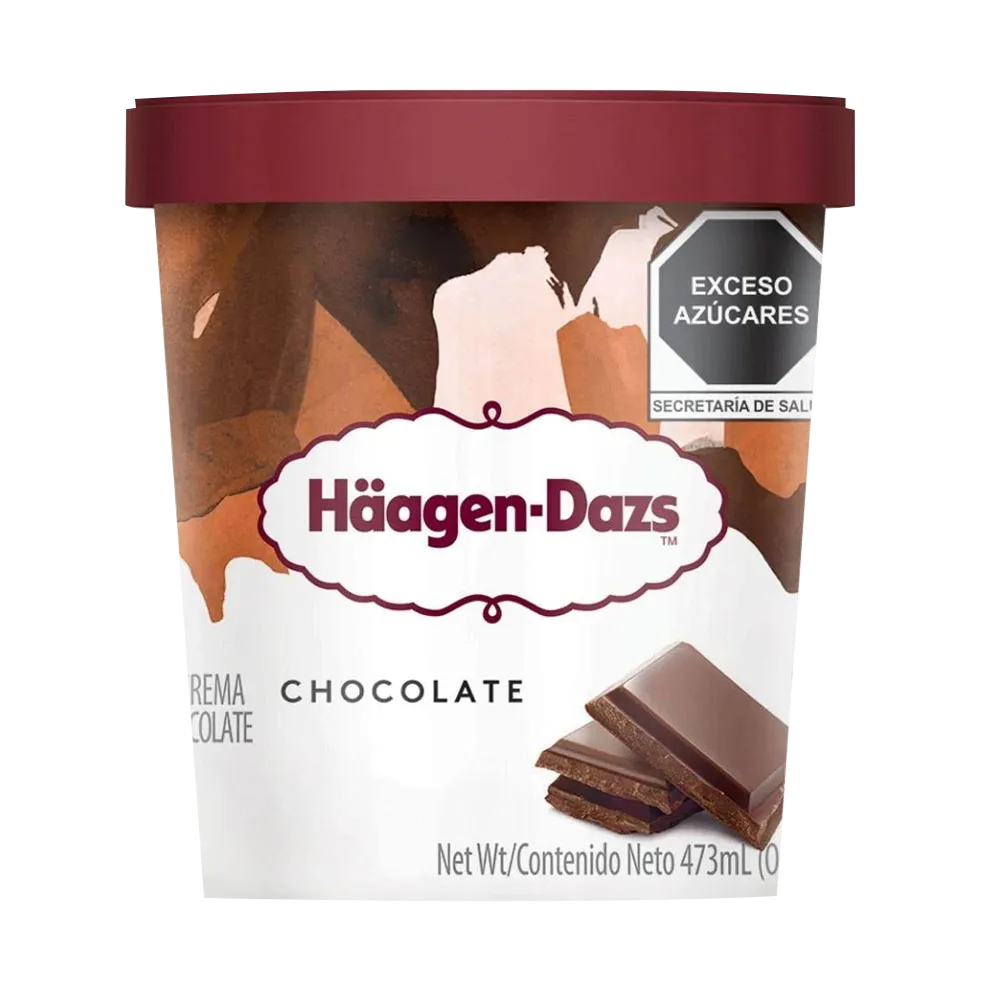 Helado De Chocolate Haagen Dazs   473 Ml