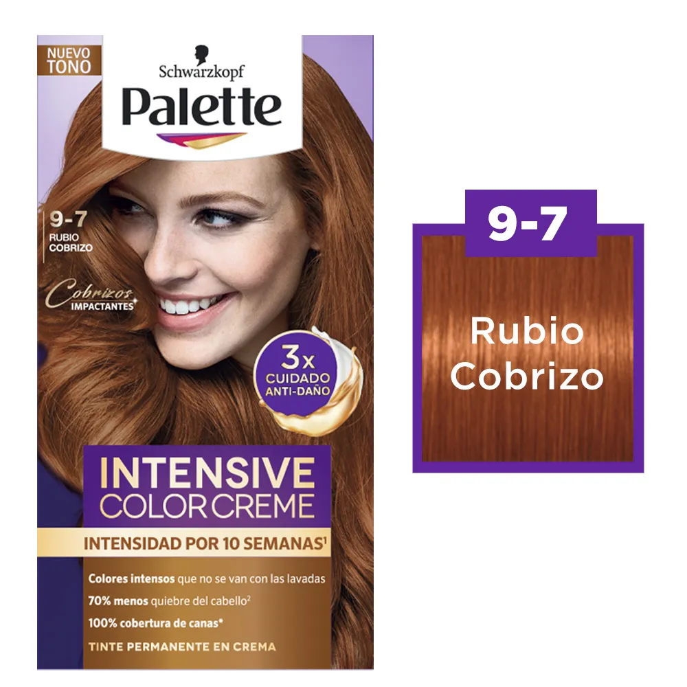 Tinte Tono 9-7 Rubio Cobri Palette 1 Pza