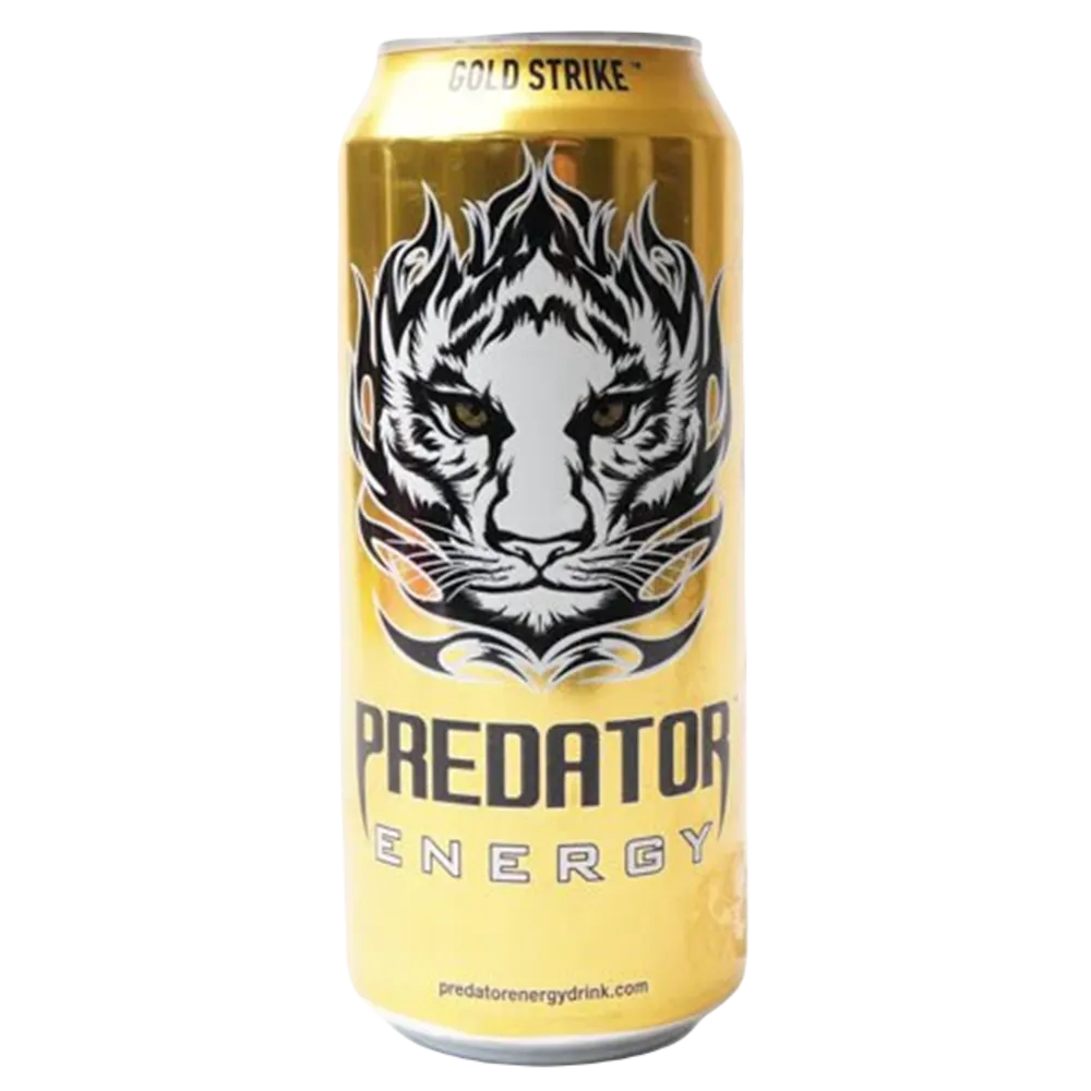 Bebida Energetica Gold Strike Predator 473 Ml