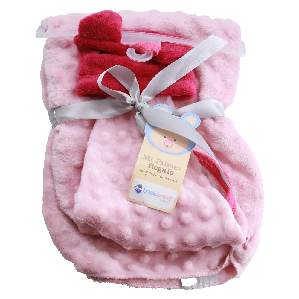 Set Cobija Y Frazada De Seguridad Niño/niña Primer Regalo 2 Pza