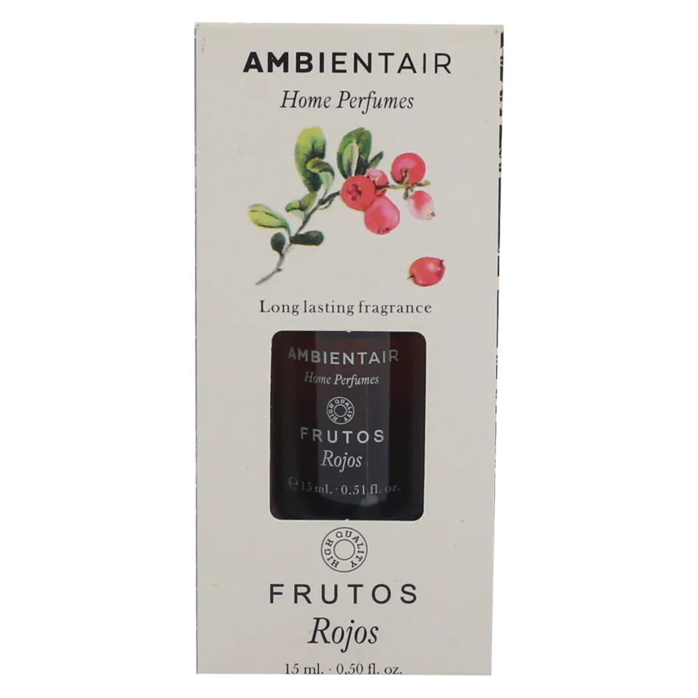 Aceite Hidrosoluble 15 Ml Frutos Rojos Home Perfumes Ambientair 1 Pza
