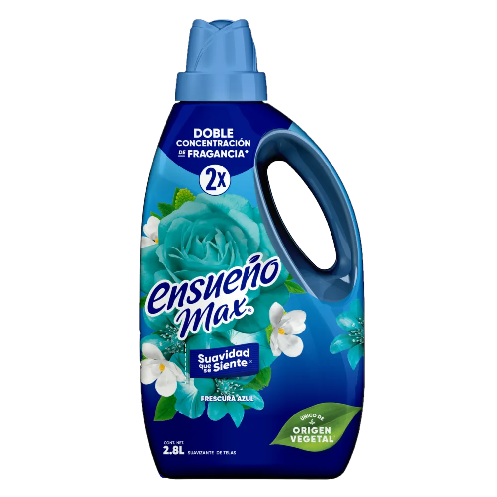 Suavizante De Tela frescura azul Ensueño Max 2.8 lt