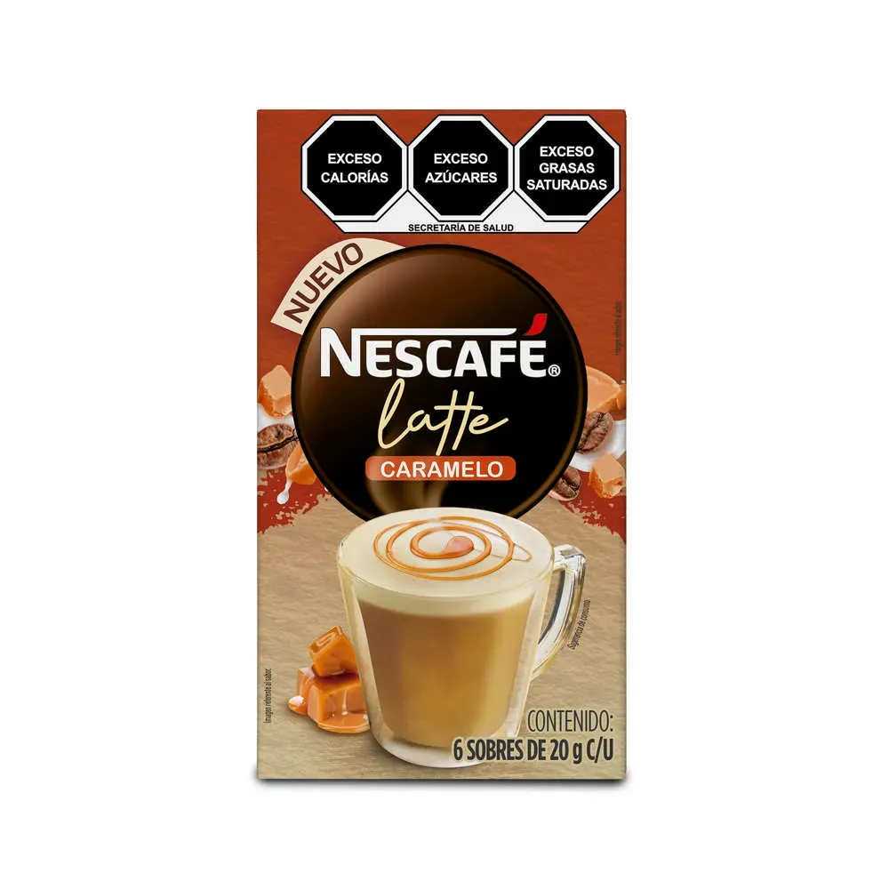 Cafe Latte Sabor Caramelo Nescafe 120 g