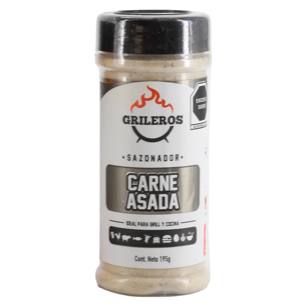 Sazonador Carne Asada Grileros 195 g