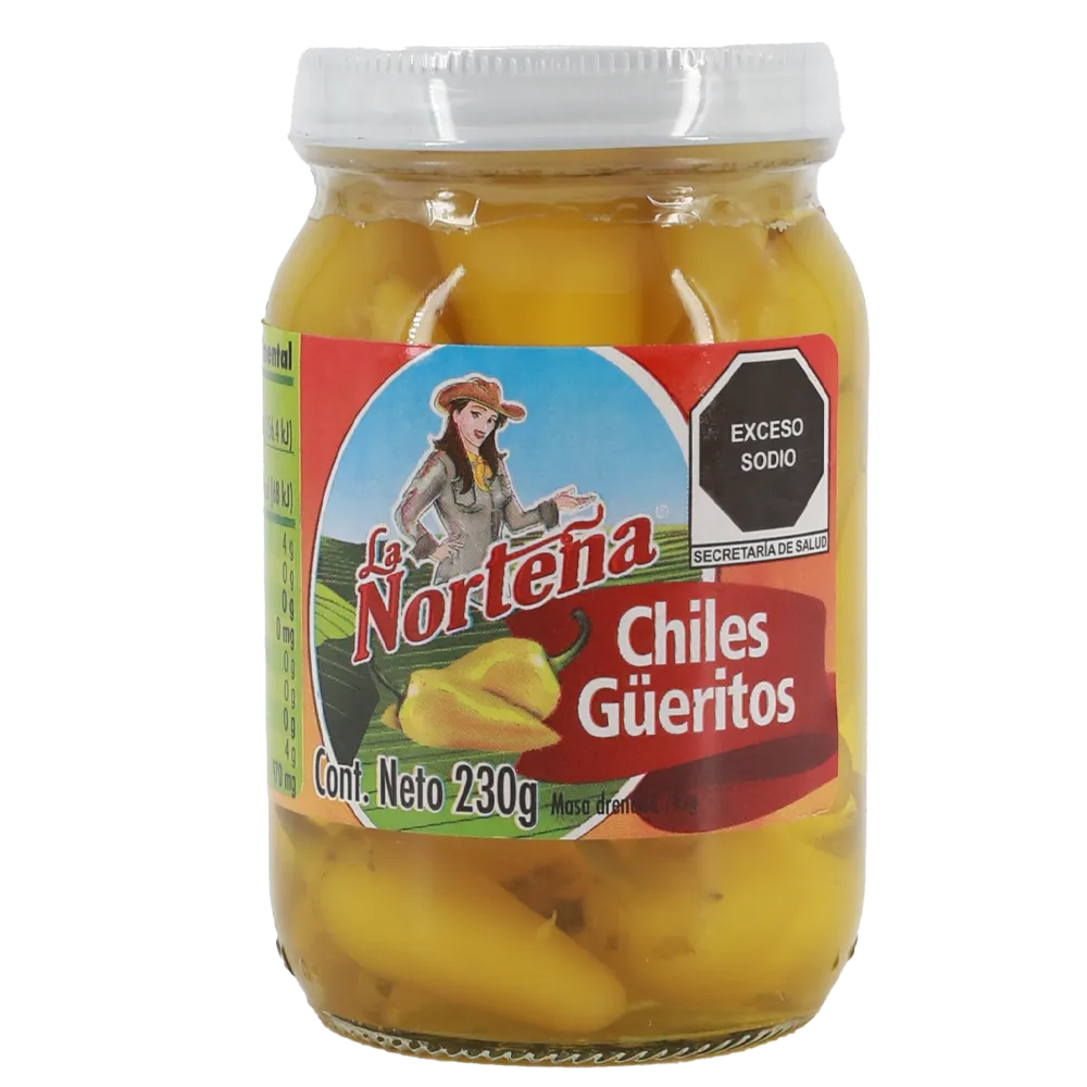 Chiles Gueritos La Nortena 230 g
