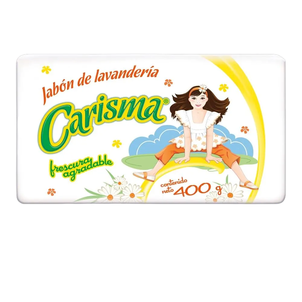 Jabon De Lavanderia En Barra Carisma 400 g