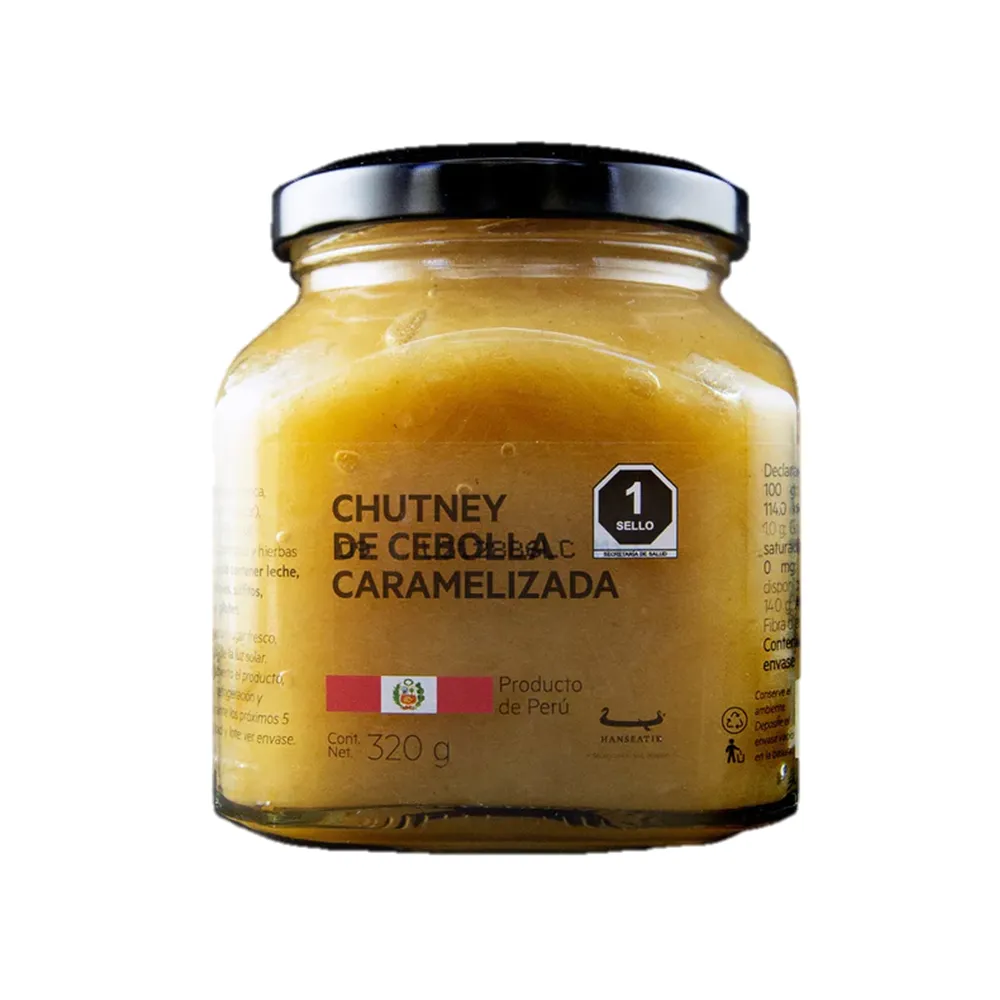 CHUTNEY DE CEBOLLA CARAMELIZADA HANSEATIK 320 GRAMOS