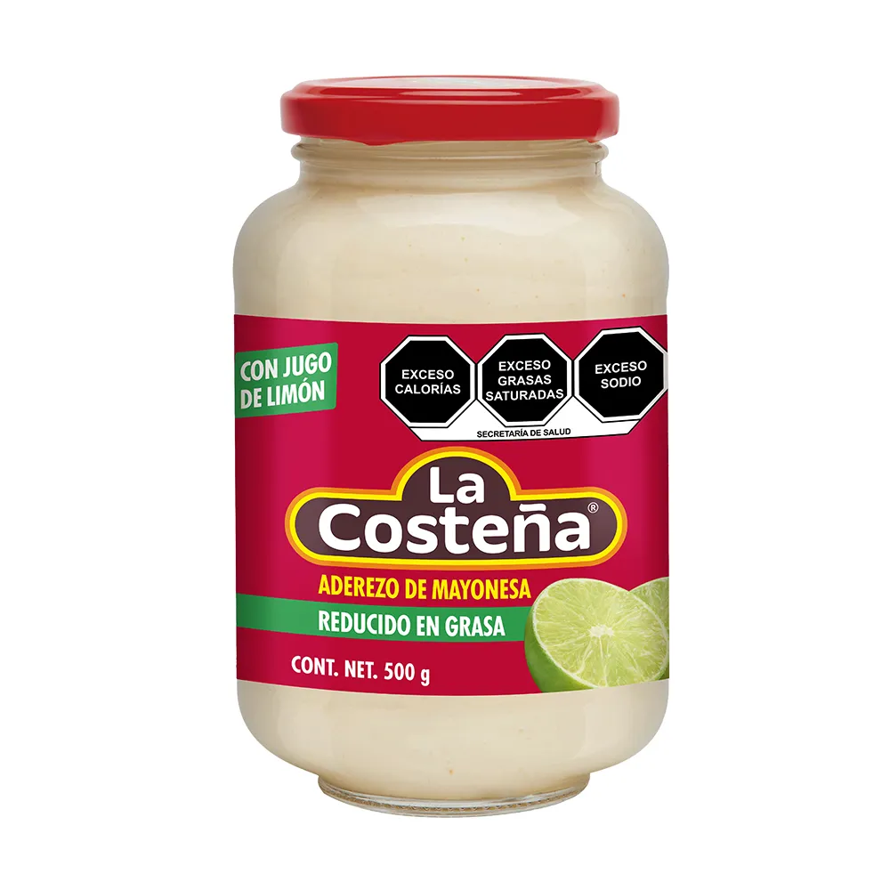 Aderezo De Mayonesa Reducida En Grasa La Costeña 500 g