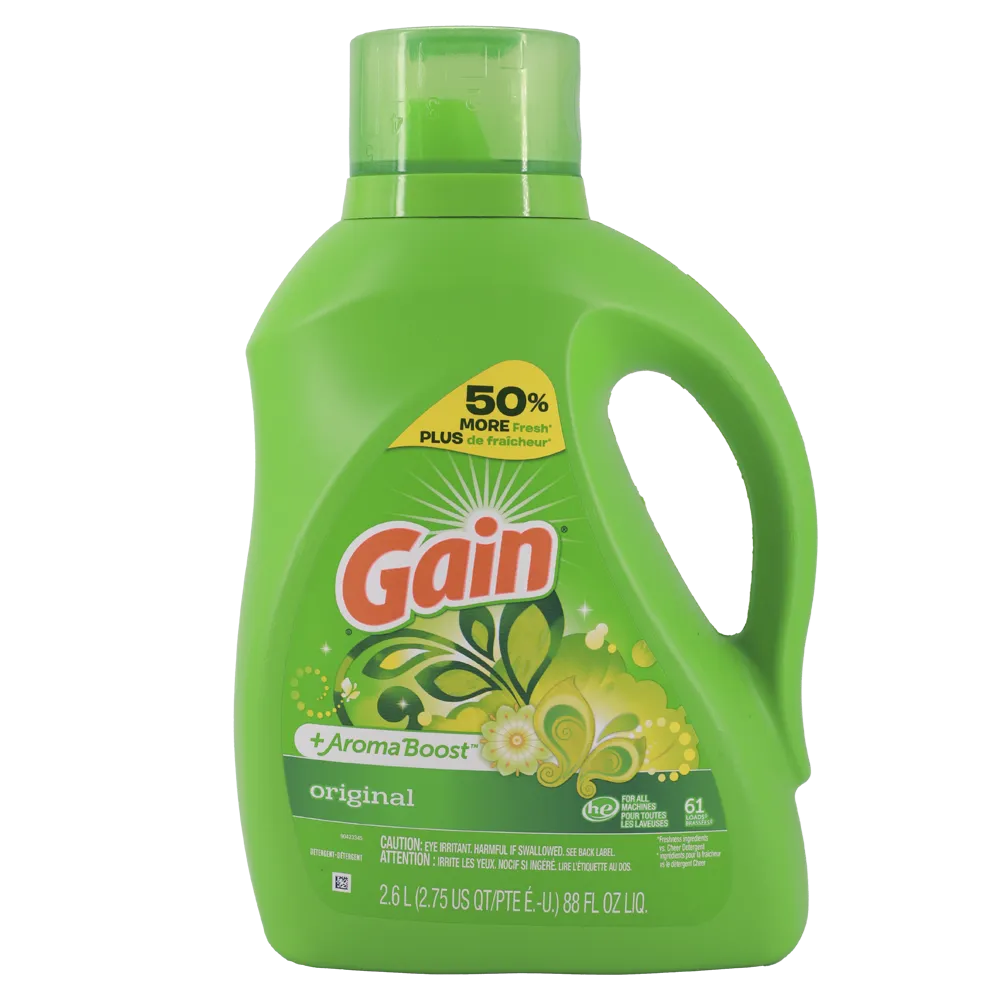Detergente Liquido original Gain 2.6 lt